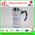 100% Food Grade 2017 New stainless steel travel mug with handle